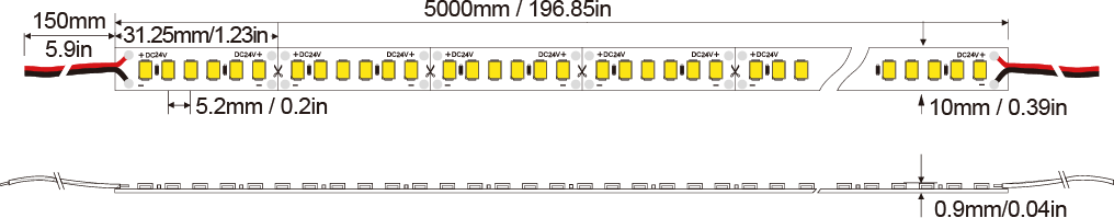 2835-192D-10MM-24V Technical Specifications