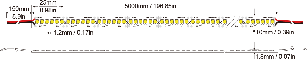 3528-240D-10MM-24V Technical Specifications