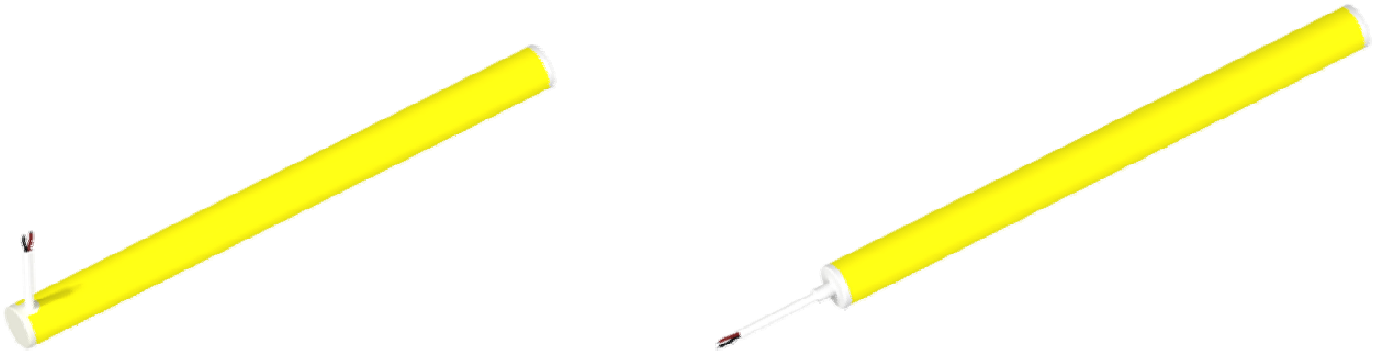 Installation and use of 360-degree glowing neon strips