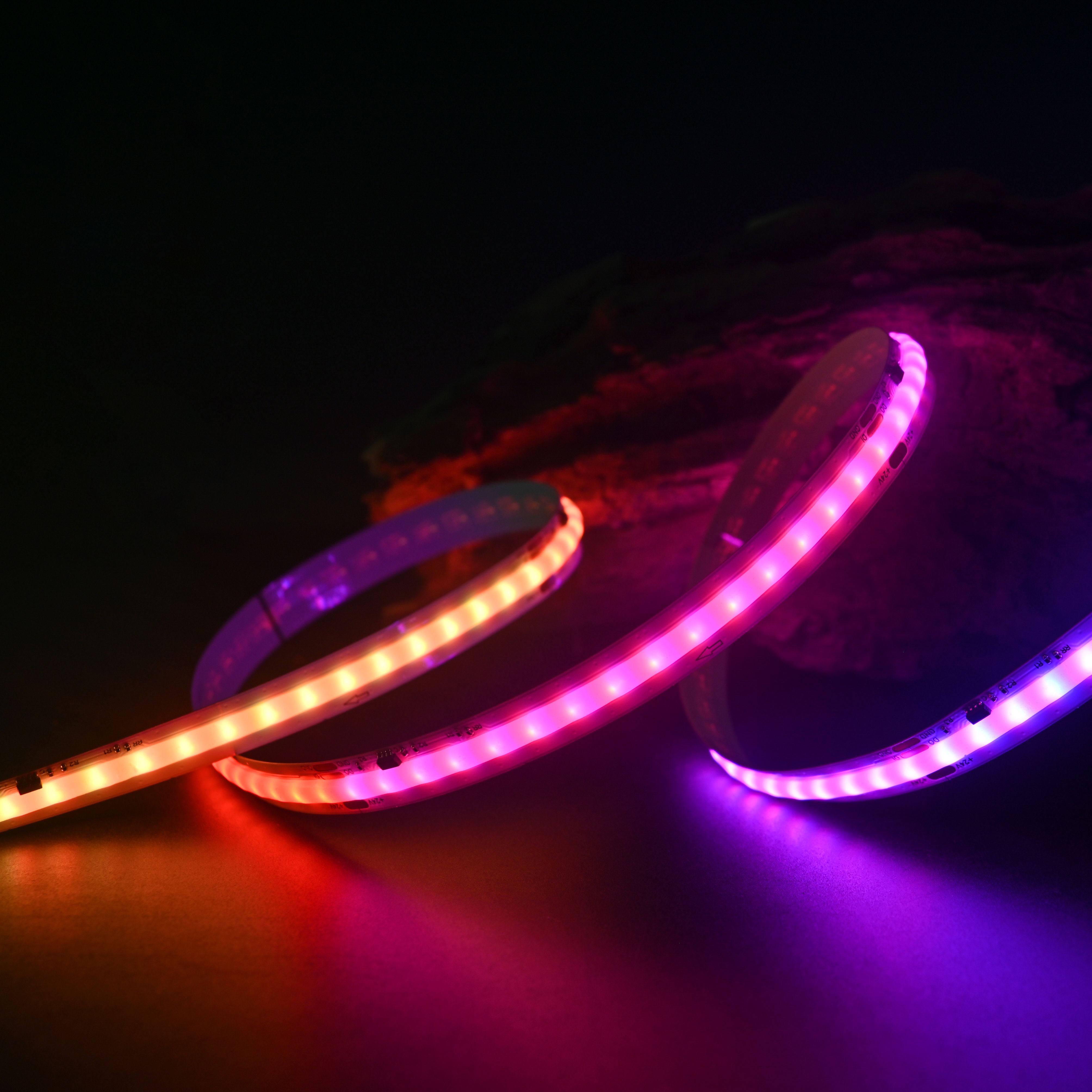 Pixel RGB COB Series: COB-480D-10MM-24V IP20-IP65-IP67-IP68