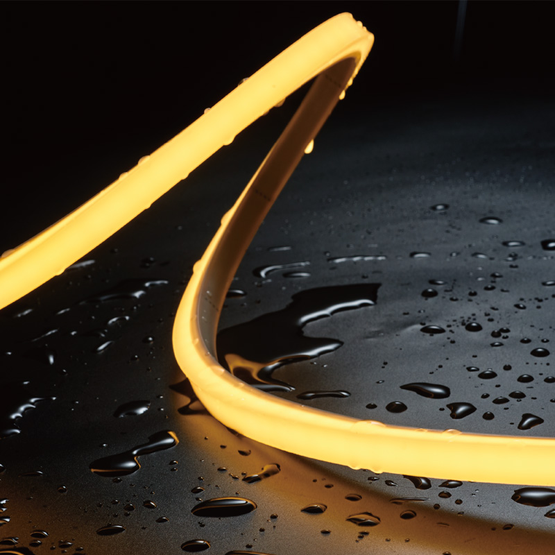 LED Neon Flex 3-face view-S：10X10 IP68 Solid Waterproof