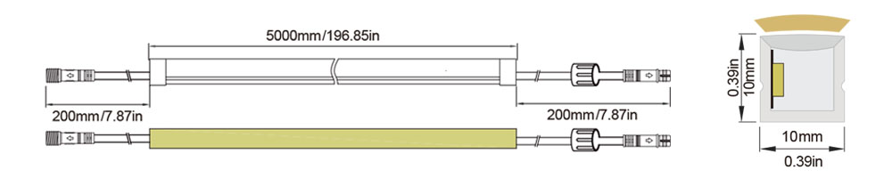 侧发光-S:10X10 Technical Specifications